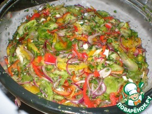 Закарпатский салат "Утилизация урожая"