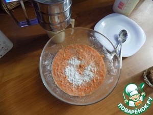 Морковный пирог на домашней ряженке