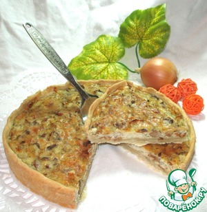 Пирог "Сырно-грибное удовольствие"