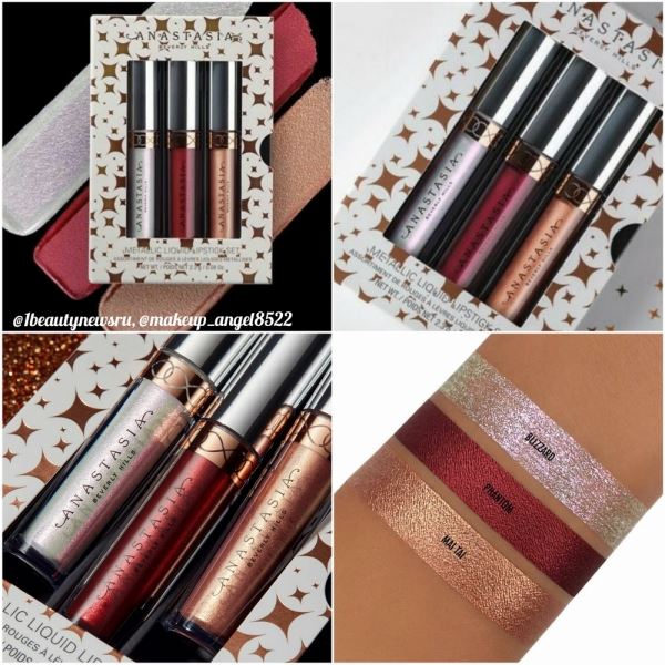 Рождественский набор губных помад Anastasia Beverly Hills Liquid Lipstick Set Holiday 2018